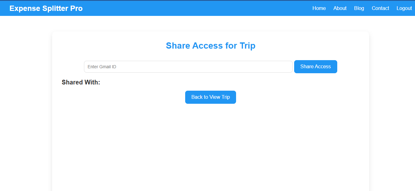 Share group trip expense details quickly and transparently with Expense Splitter Pro